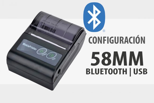 CONFIGURACIÓN MINI IMPRESORA TÉRMICA DE 58MM BLUETOOTH USB EN ANDROID