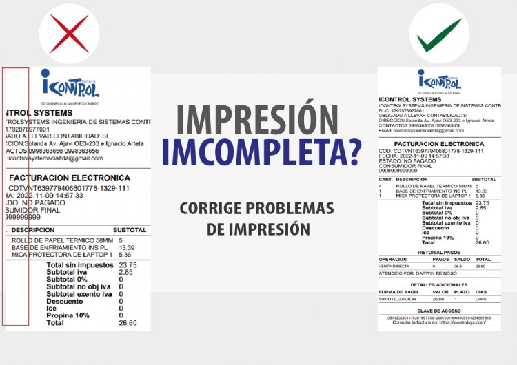 IMPRESORAS TÉRMICAS - IMPRESIÓN COMPLETA