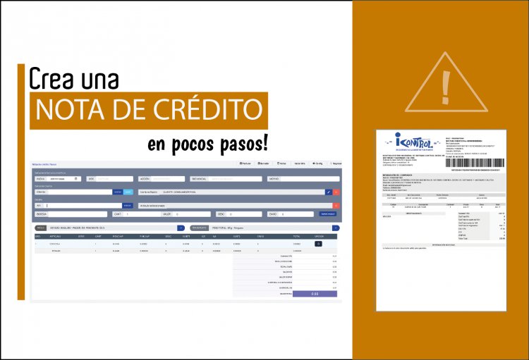 COMO CREAR UN NOTA DE CRÉDITO