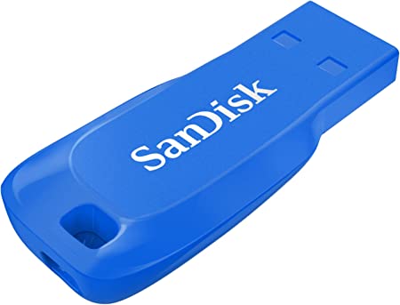 FLASH MEMORY SANDISK 32GB CRUZER BLADE USB ELECTRIC BLUE