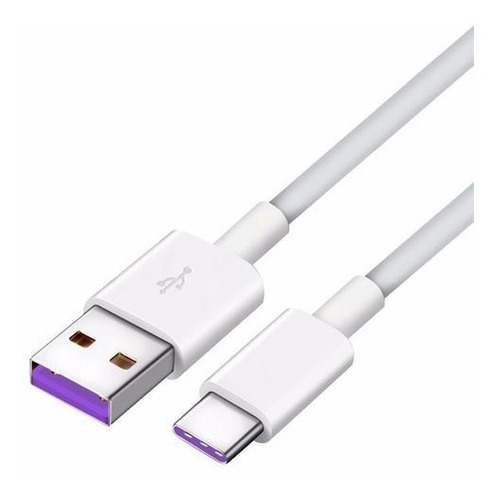 CARGADOR HW 40W TIPO C BLANCO 5V 5A CABLE USB 1M