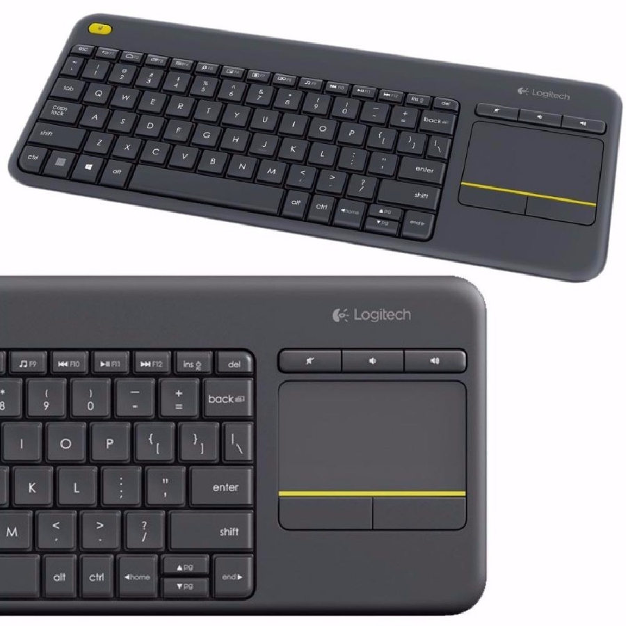 TECLADO MAS TOUCH PAD INALAMBRICO PC-TV LOGITECH